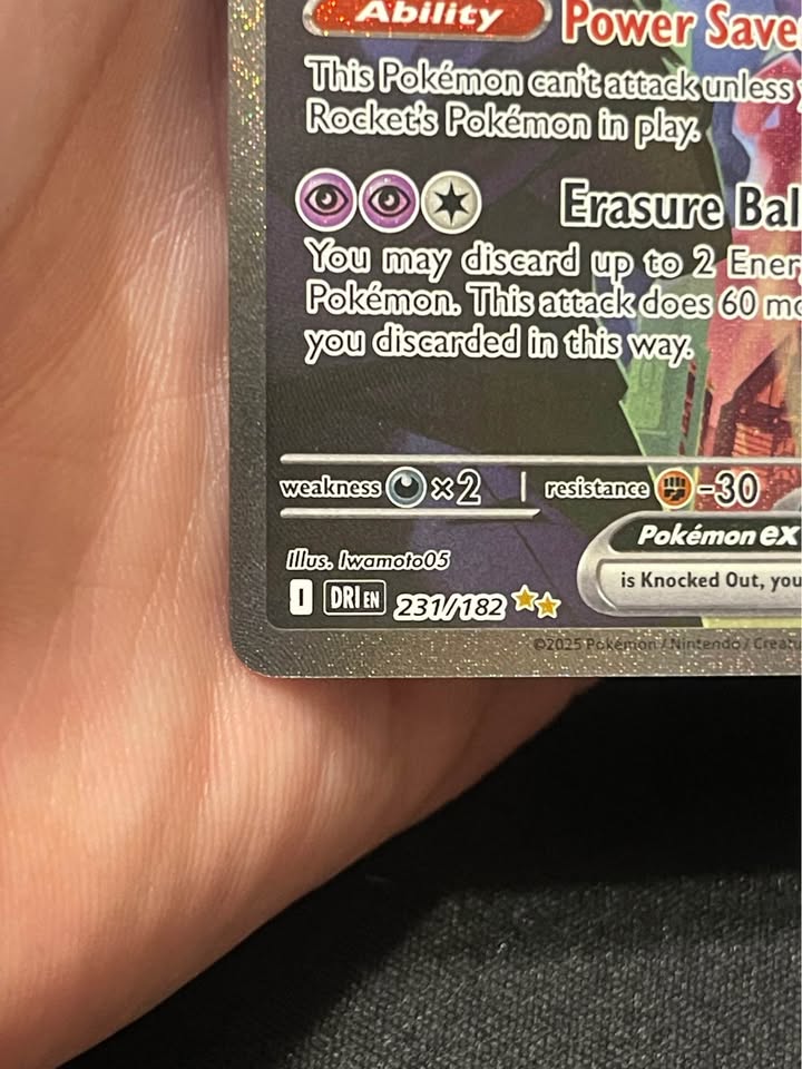 Pokemon Card - Team Rocket’s Mewtwo - 231/182 - Destined Rivals - NM